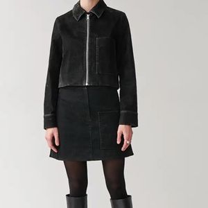 COS Velvet Denim Jacket